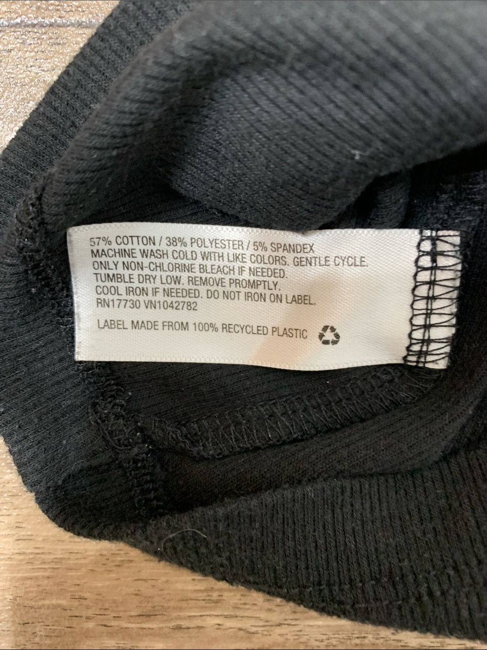 Universal Thread Black Ribbed Slim Racerback Tank - Picture 4 of 4